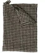Olsson & Jensen Vipa theedoek linnen 45x65 cm Zwart zand