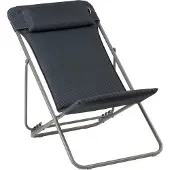 Lafuma Maxi Transat ligstoel/strandstoel staal/BeComfort