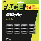 Gillette Labs Navulmesjes (12 stuks)