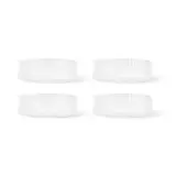 Ferm Living Ripple ontbijtschalen 4-pack Frosted