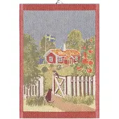 Ekelund Linneväveri Mitt Sverige keukenhanddoek 35x50 cm Multi