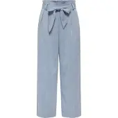 ONLY Broek 'Onlmarsa Solid Paperbag Wvn Noos 15269628' blauw denim