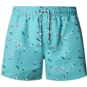 Pepe Jeans Zwemshorts azuur / pasteelgeel / lichtrood / wit