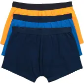 JP 1880 Regular Fit Boxershorts blauw/zwart, Effen