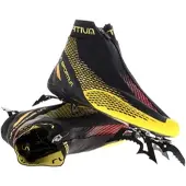La Sportiva - Mega Ice Evo - Stijgijzers 42,5, zwart/geel