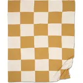 Classic collection Square plaid 130x170 cm Geel