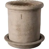 ERNST terracotta bloempot met schotel Ø16x16 cm