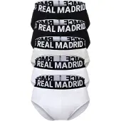 Real Madrid Slip lichtgrijs / zwart / wit
