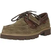 Clarks Bootschoen Men Cleyhill Boat Olive Combi-Schoenmaat 41