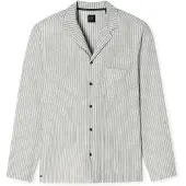 Schiesser Pyjama lang grijs gemêleerd / offwhite