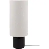 Globen Lighting Florian vloerlamp Wit bouclé/zwart, Ø30x80 cm