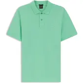 BOSS Pallas-polo van katoenpiqué met logostiksel