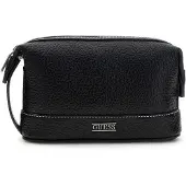 GUESS toilettas Boston Necessaire Black zwart
