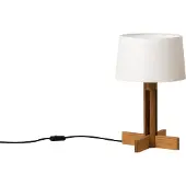 Santa & Cole Tafellampe , dimbare, Wit, Woonkamer, Hout