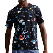 Nike - Dri-Fit ADV Aeroswift AOP S/S - Hardloopshirt L, zwart