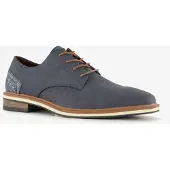Emilio Salvatini heren veterschoenen met reliëf blauw maat 40