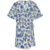 Vero moda Maternity Zomerjurk 'VMMJosie' blauw / wolwit