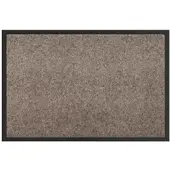 vidaXL Deurmat Beige 80 x 120 x 1.2 cm Teddy Stof