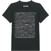 Watabout.kids Shirt 'Doodle Dogs' wit