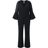 Ulla Popken Jumpsuit zwart