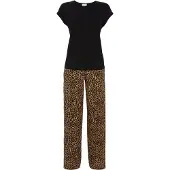Ringella Leopard dames pyjama | Maat 50