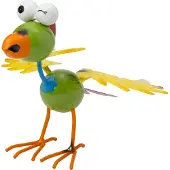 Intratuin Tuinbeeld Steelbirds Vogel Groen 21 X 24 X 19 Cm