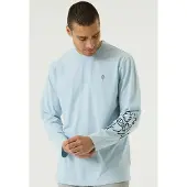Chief heren T-shirt, L, Blauw