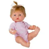 Berjuan Newborn European Child With Clothing Doll 38 Cm Roze Kinderen