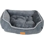 Boony divan linnenlook 50 x 40cm grijs