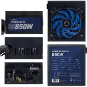CoolBox Powerline III 850, 850 W, 207 - 253 V, 47 - 63 Hz, 6 A, Actief, 200 W