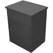 MonsterShop Pakketbrievenbus - Afsluitbaar - Anti-diefstal - Grijs