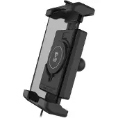 RAM Mount Quick-Grip Pro XL Telefoonhouder met Qi2 15W Draadloze Oplader