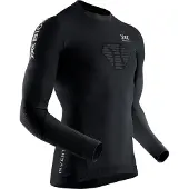 X-Bionic Invent 4.0 Hardloopshirt Lange Mouwen Heren - Zwart/Antraciet - Maat XXL