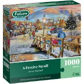 Falcon legpuzzel - 1000 stukjes - A Festive Stroll - Kerst puzzel.