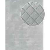 Tapis.fr Wasbaar tapijt Rotella grijs 60x100 cm