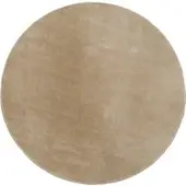 Tapis.fr Tapijt Calissa donker-beige 160 cm rond