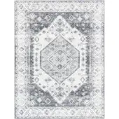Tapis.fr Wasbaar tapijt Cambria grijs 120x160 cm