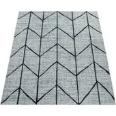 Tapis.fr Binnen- en buitenkleed Katrina wit 120x170 cm