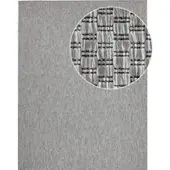Tapis.fr Binnen- en buitenkleed Venezia grijs 240x340 cm