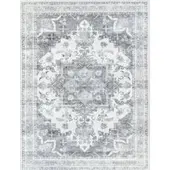 Tapis.fr Wasbaar tapijt Cambria grijs 60x100 cm