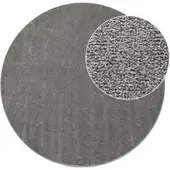 Tapis.fr Tapijt Portivo antraciet 160 cm rond