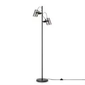 Tapis.fr Vloerlamp Caleo nikkel