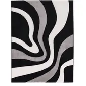 Tapis.nl Modern tapijt Diamora zwart 120x170 cm