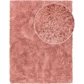 Tapis.fr Hoogpolig tapijt Silvana bessenkleuren 140x200 cm