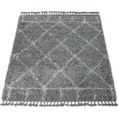 Tapis.fr Hoogpolig tapijt Nadori grijs 160x230 cm