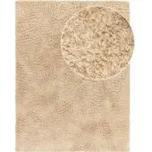 Tapis.fr Hoogpolig tapijt Silvana beige 140x200 cm