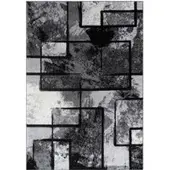 Tapis.fr Tapijt Monde grijs 240x340 cm