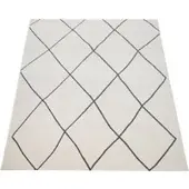 Tapis.fr Tapijt Hilal wit 80x150 cm