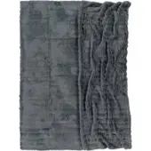 Tapis.fr Zachte deken Arnia antraciet 150x200 cm