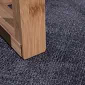 Tapis.fr Handgeweven tapijt Randora grijs 150x230 cm ovaal